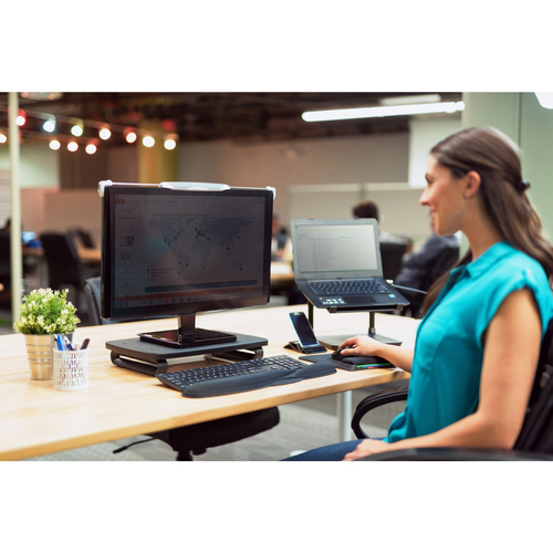 Kensington Monitorstnder Plus mit SmartFit System schwarz – Foto 5 von 8