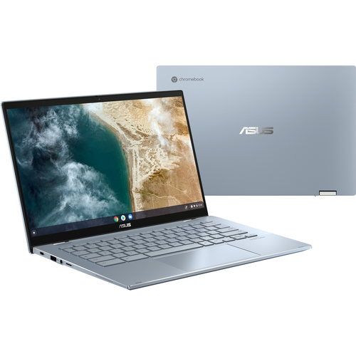 ASUS Chromebook CB5400FMA-AI0199 ноутбук Intel® Core™ i5 i5-1130G7 Хромбук 35,6 cm (14") Сенсорный экран Full HD 16 GB LPDDR4x-SDRAM 128 GB Твердотельный накопитель (SSD) Wi-Fi 6E (802.11ax) ChromeOS Синий
