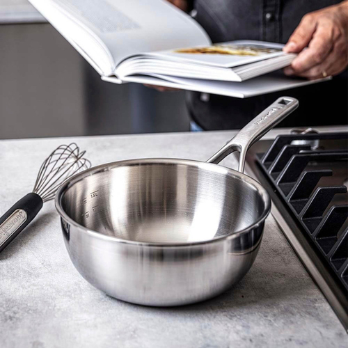 KitchenAid Multi-Ply Stainless Steel Chef's Pan in Silver Silver - image 3