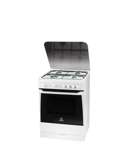 Indesit KN6G210S(W)/I cooker Freestanding cooker Natural gas Gas