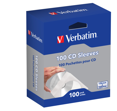Sobre de papel para CD/DVD VERBATIM Sobre de Papel CD/DVD