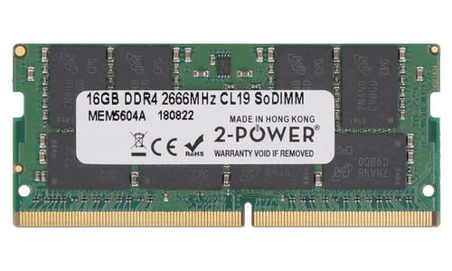 2-Power 2P-4UY12AA#AC3 модуль памяти 16 GB 1 x 16 GB DDR4 260-pin SO-DIMM
