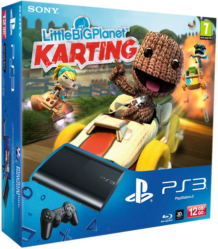 Sony Interactive Entertainment PlayStation 3 12GB Super Slim + Little Big Planet Karting