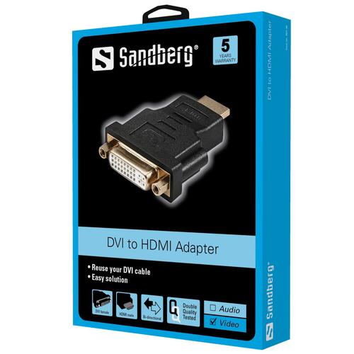 Sandberg Adapter DVI-F -> HDMI-M, afbeelding 3