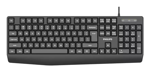 Philips 2000 series SPK6237B/77 keyboard Universal USB QWERTY Black