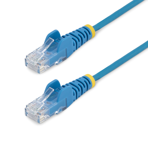 StarTech.com 3 m CAT6 kabel - slanke CAT6 netwerkkabel- blauw