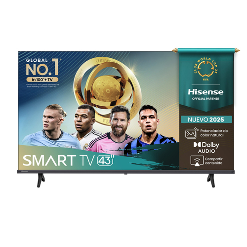 Televisiones Hisense 43A4NV