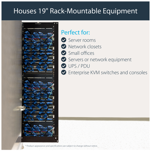 StarTech.com 36U Adjustable 4 Post Server Equipment Open Frame Rack Cabinet – image 7