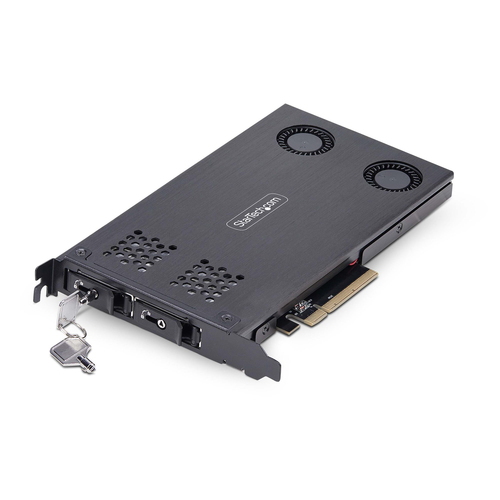STARTECH Dual M.2 NVMe SSD to PCIe x8