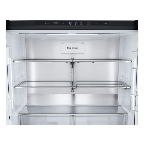LG InstaView™ GMG96CRAFT Total No Frost American Fridge Freezer - Essence Black Steel - E Rated, Essence Black Steel - image 3