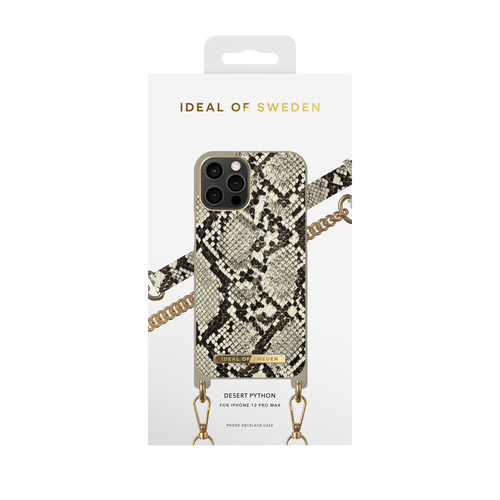 iDeal of Sweden Necklace Case iPhone 12 PRO MAX Desert Python