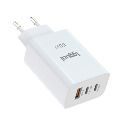 iggual IGG320501 mobile device charger Smartphone, Mobile phone, Tablet White AC Fast charging Indoor