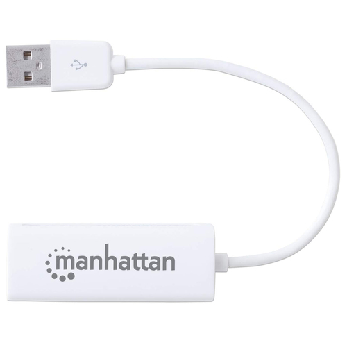 Manhattan Adaptador de red Fast Ethernet USB-A, 10/100 Mbps, 480 Mbps (USB 2.0), RJ45, blanco, 3 años de garantía imagen 4