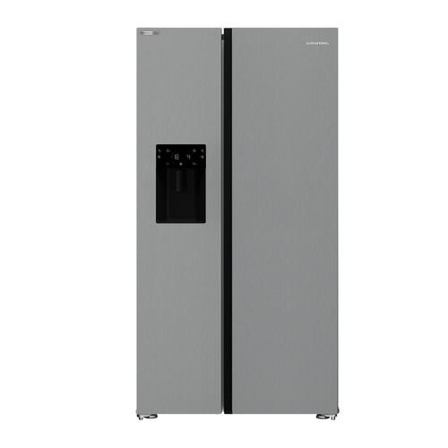 Grundig GSBSPDM5FVN American Style Fridge Freezer with Plumbed Water and Ice Dispenser and VitaminZone Technology