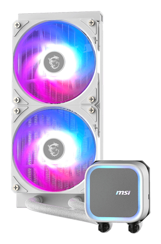 Msi Mag Coreliquid A13 240 Argb Aio 240mm Liquid Cooler - White - image 2
