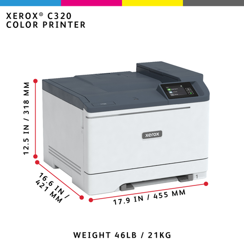 Xerox C320 A4 Wireless Colour Laser Printer C320VDNI - image 6