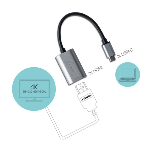 i-Tec C31METALHDMI60HZ - Externe video-adapter, afbeelding 4