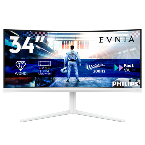 Philips Phil 34 L 34M2C8600P 200Hz QHD F-VA, afbeelding 3