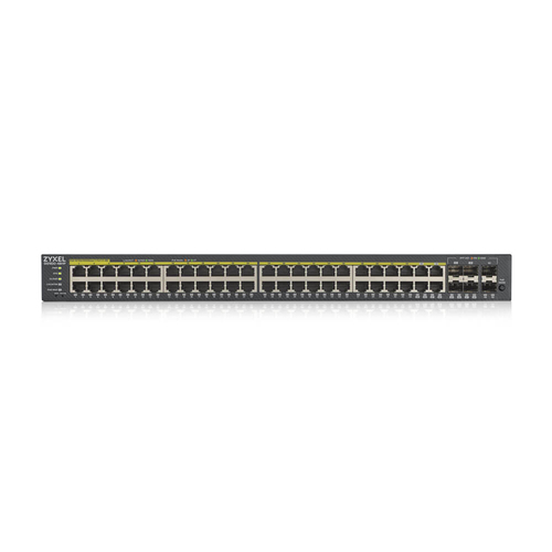 ZyXEL GS1920-48HPV2 Managed Gigabit Ethernet (10/100/1000) Zwart Power over Ethernet (PoE), afbeelding 2