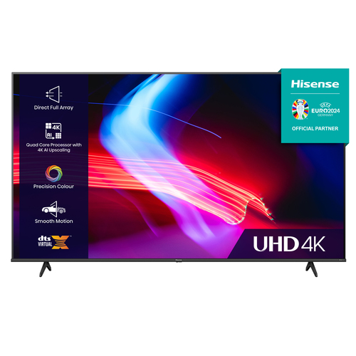 Hisense 85A6KTUK TV 2.16 m (85") 4K Ultra HD Smart TV Wi-Fi Black 300 cd/m²