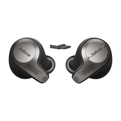 6598-832-209 Jabra Evolve 65t UC - Auriculares inalámbricos con micro - en oreja - Bluetooth - negro titanio