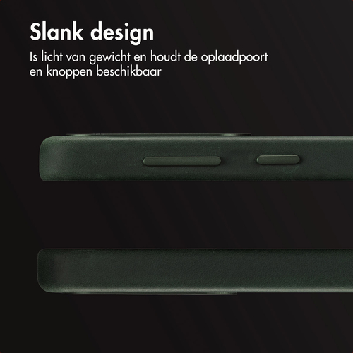 <p>Zowel jouw smartphone beschermen als hem een strakke look geven? De Accezz Vintage Leather Backcover met MagSafe is gemaakt van echt leder en geeft, afbeelding 6