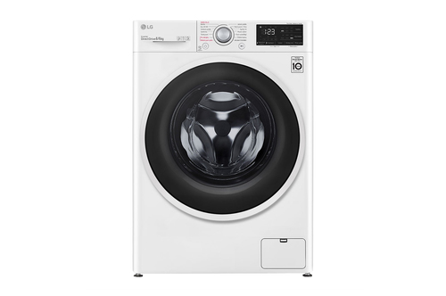 LG F84DV3UTNWT washer dryer Freestanding Front-load White
