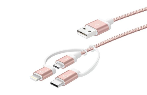 J5Create J5 MicroU+Lightning+t-C Alu
