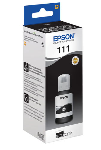 Epson 111 Ink Bottle EcoTank Pigment Black C13T03M140 - image 2