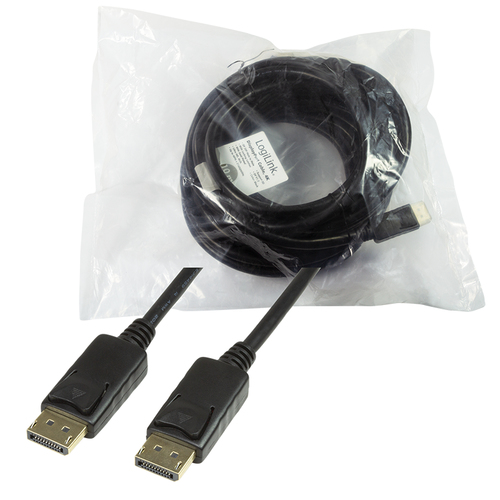 Logilink DisplayPort-Kabel DPort -> DPort St/St 10.00m black, afbeelding 6