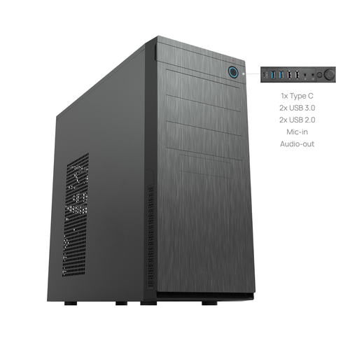 Chieftec HC-10B-OP midi tower behuizing, afbeelding 2