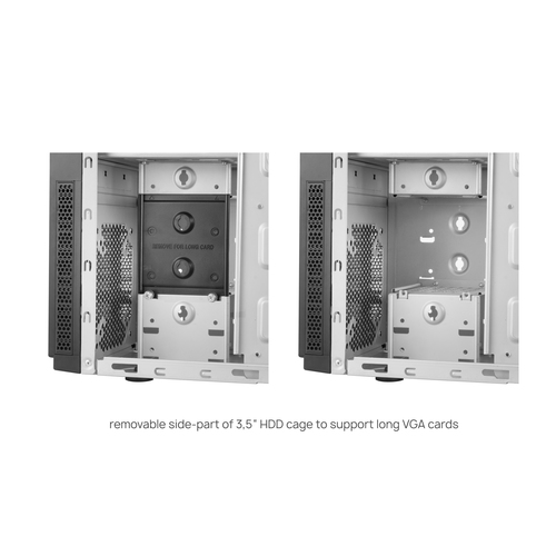 Chieftec HC-10B-OP midi tower behuizing, afbeelding 7