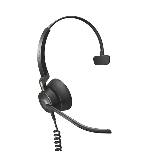 Jabra Engage 50 Wired Over-the-head Mono Headset - Monaural - Supra-aural - 32 Ohm - 20 Hz to 20 kHz - 120 cm Cable - Nois