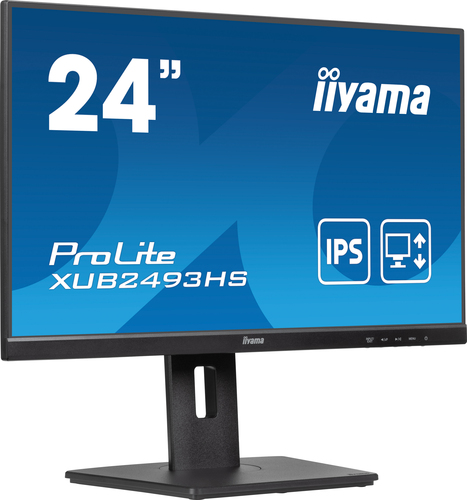 Iiyama ProLite XUB2493HS 24 Ips Full HD 100Hz 0.5ms Height-Adjustable Monitor - image 1