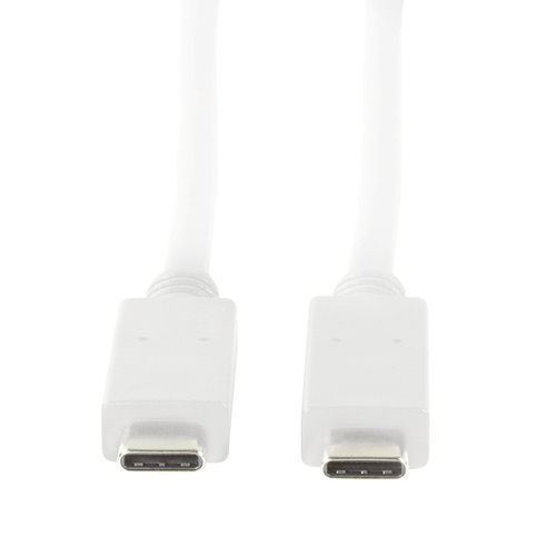 Logilink USB 3.1 aansluitkabel USB-C Gen2, 1 m weiß, afbeelding 2