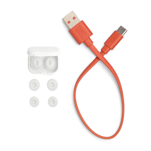 JBL Tune Flex 2 Ghost Wit – Foto 10 van 10