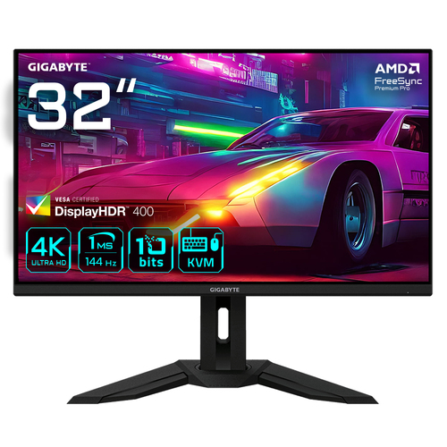 GIGABYTE M32U монитор для ПК 80 cm (31.5") 3840 x 2160 пикселей 4K Ultra HD LED Черный