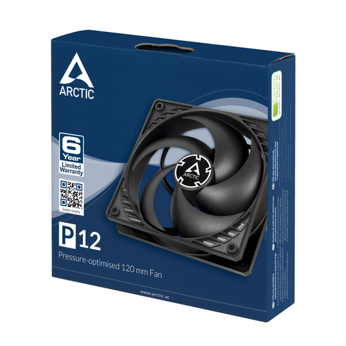Awd-IT Arctic P12 - 120 mm Case Fan, Pressure-optimised, Computer, Fan Speed: 1800 Rpm - Black - ACFAN00118A - image 5