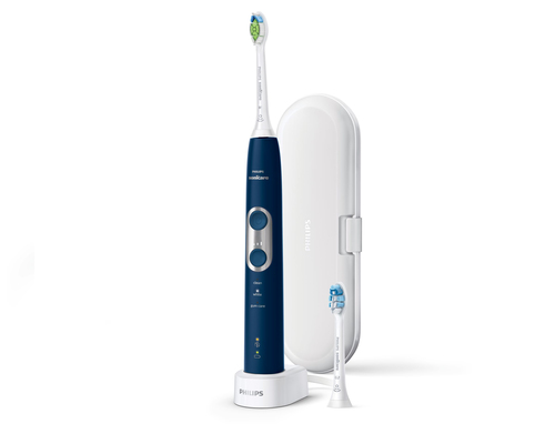 Philips Sonicare ProtectiveClean 6100 HX6472/01 electric toothbrush Adult Sonic toothbrush Blue, Navy