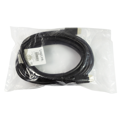 LogiLink CV0076 DisplayPort kabel 7,5 m Zwart, afbeelding 5