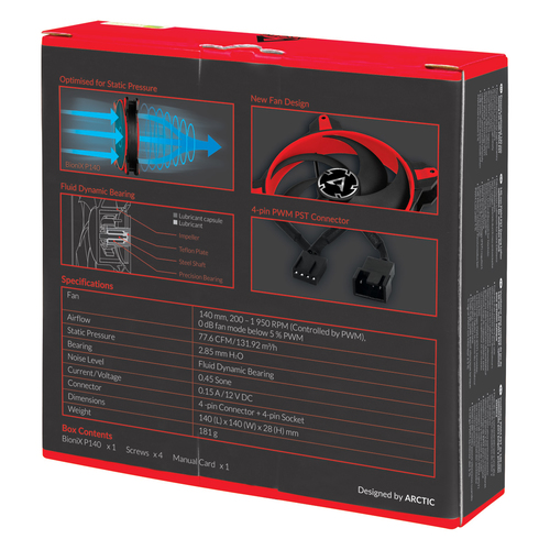 ARCTIC BioniX P140 Computer behuizing Koeler - [ACFAN00127A], afbeelding 7