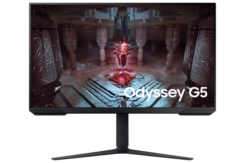 LS32CG510ELXZX MONITOR LED SAMSUNG 32 WIDESCREEN 2,560 X 1,440, ODYSSEY G5  G51C NEGRO, 2 HDMI, 1 D. PORT, FLAT GAMER 165HZ,  PIVOT 90° , 1MS.