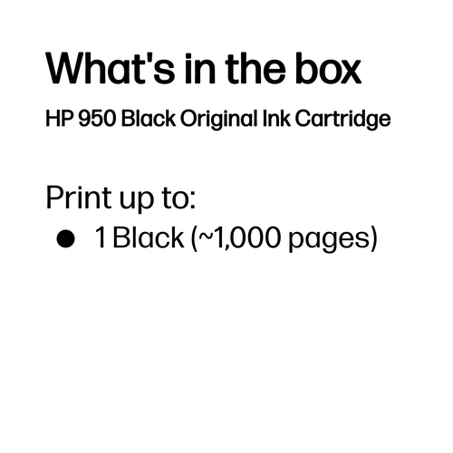 HP 950 Black Original Ink Cartridge (CN049AE) - image 3