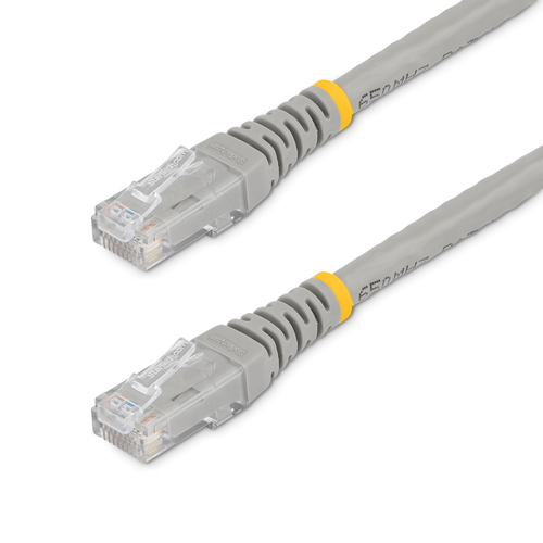 C6PATCH3GR CABLE 91CM RED UTP RJ45 CAT6  ETHERNET GIGABIT MOLDEADO GRIS 