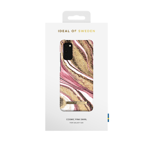 iDeal of Sweden Printed Case Galaxy S20 Cosmic Pink Swirl