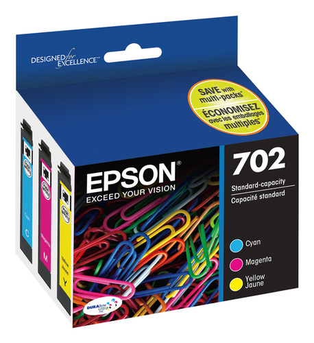 Epson C13T702520-S ink cartridge 3 pc(s) Original Standard Yield Cyan, Magenta, Yellow