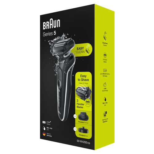 Braun Series 5 50-W4200cs Foil shaver Trimmer White – image 8