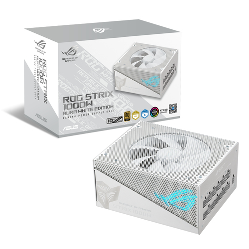 ASUS ROG -STRIX-1000G-AURA-WHITE-GAMING блок питания 1000 W 24-pin ATX ATX Белый