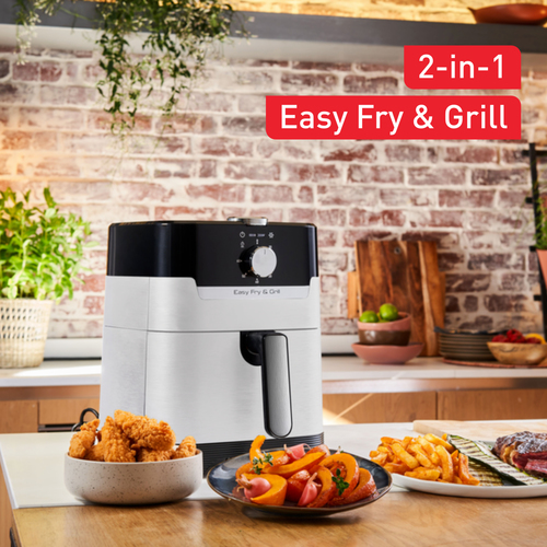 Tefal EY501A Easy Fry Airfryer - 4,2 liter inhoud - 1500 W vermogen - 6-in-1 kookfuncties - Rapid Air-technologie – Foto 4 van 10