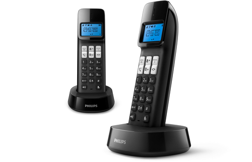 Philips D1412B/23 telephone DECT telephone Caller ID Black